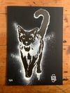 THE CATPACK “SEBASTIAN” HAND FINISHED screen print.