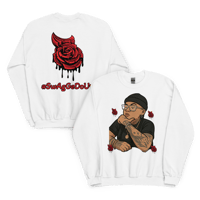 Image 1 of Swagged Out Rose Sweater 