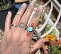 Image 2 of Triple stone ring - size 8