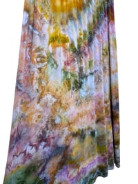 Image 5 of M Jersey Knit Long Sundress in Earthy Watercolor Ice Dye