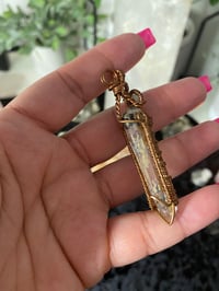 Image 3 of Lemurian Wire Wrapped Pendant 