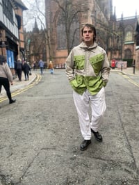 Image 17 of Slanted Pocket Hooded Safari Jacket