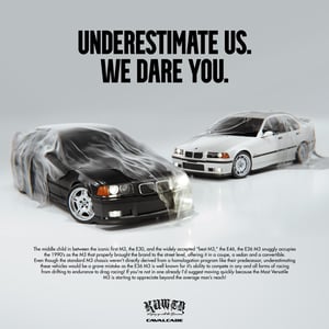 Image of E36 M3 Classic Advertisement Poster