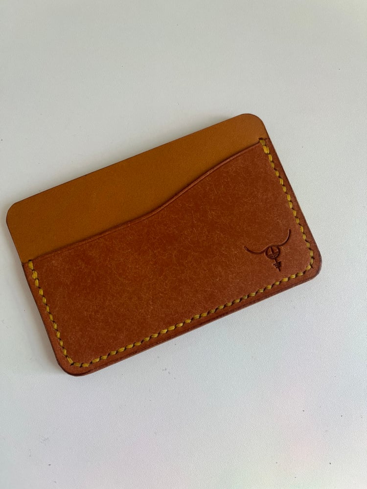 Image of Olmo/Tan Vachetta Horizontal Cardholder 