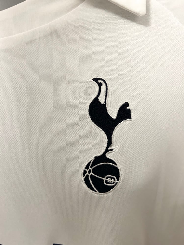 Image of Tottenham Hotspur “MODRIĆ 14” 2011/12 Match Issue Long Sleeve Home Shirt + Europa patches (XL)