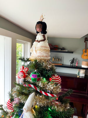 Image of ART DOLL TREE TOPPER ANGEL