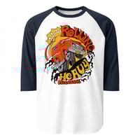 Image 4 of Rolling Heavy Magazine "Van Clan" 3/4 sleeve raglan shirt