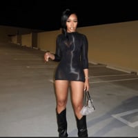 Image 1 of MIDNIGHT GLOSS DRESS 