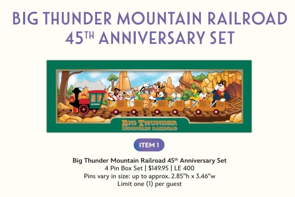 Image of Big Thunder Mountain 45th Anniversary 