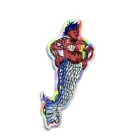 Image 1 of Holographic Mermaid Sticker
