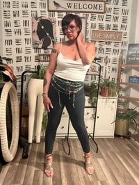 Image 1 of Dollhouse black wash denim 