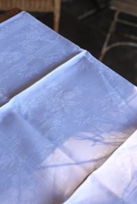 Image 6 of 3 französische Servietten, Monogram J R 