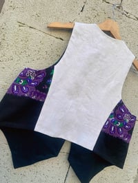 Image 3 of Chaleco FOLIADANEGROMORADO. Varias tallas. Feito por encarga.