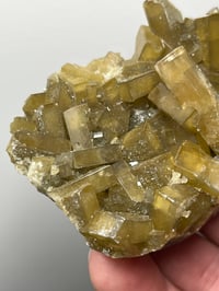 Image 6 of Yellow Barite On Purple Fluorite Specimen | Jiangxi China #2765