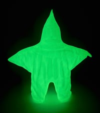 Image 2 of  Warning from space glow in the dark star man toy