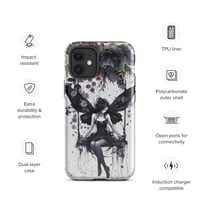 Image 8 of Gothic Inspired Dark Fairy and Flowers Tough Case for iPhone®