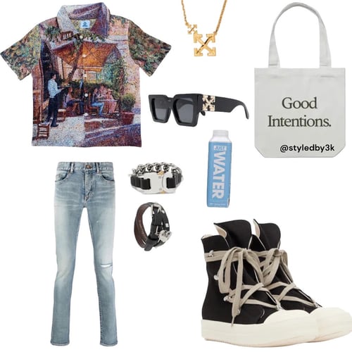 Image of Skyco Tapesty Button Up Shirt 