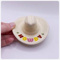 Image 3 of Cowboy Hat Ceramic Trinket Dish