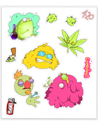 Image 3 of Green Hills sticker pack