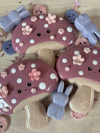 Image 1 of Blushroom the spring time mushroom pink extra large 