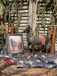 Image 5 of #4... He Stayed ~ Horse and Print ~