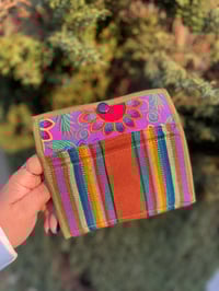 Image 2 of Handmade Wallet - Green border