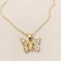 Image 1 of White Virgin Mary Necklace  