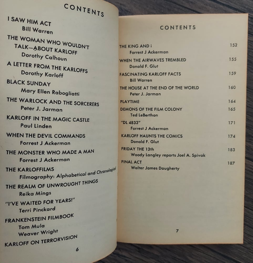 Boris Karloff - The Frankenscience Monster, edited by Forrest J. Ackerman