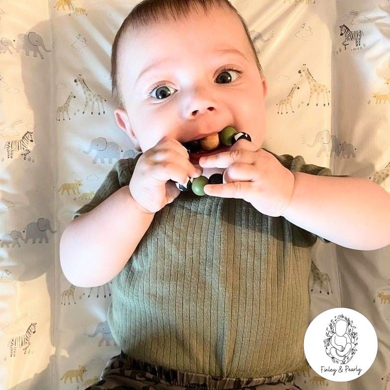 TEETHING RING: Engraved Round