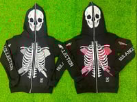 Image 3 of Nu Bone Full zip hoodies I Grey