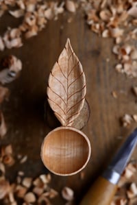 Image 1 of Cherry Leaf -  Coffee Scoop 