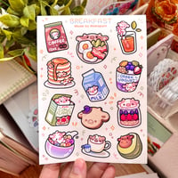 Image 1 of Breakfast Sticker Sheet