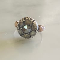Image 4 of FOILED ROSE CUT DIAMOND RING
