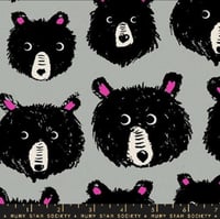Image 1 of teddy and the bears gray canvas