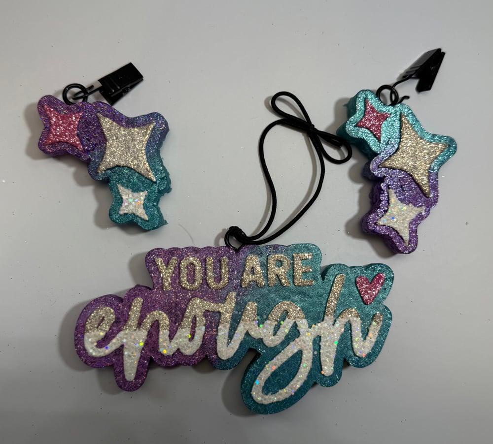 Image of You Are Enough Car Freshie Set