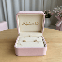 Image 2 of Mini Bling Gold Stub Earrings