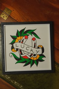 Hand painted Lucky horseshoe