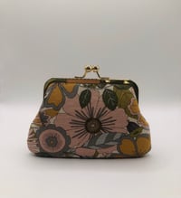 Image 1 of Pink Flowers Coin Purse