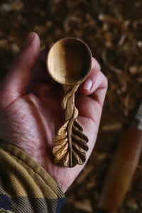 Image 2 of ~Twisted Stem Oak leaf Scoop 