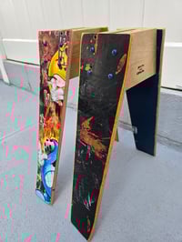Image 4 of Recycled Skateboard Seat Legs V2