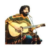 Jerry Garcia Poncho 3” Stickers