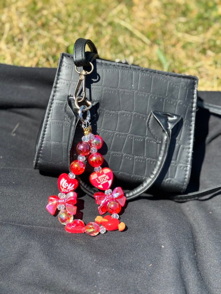 Image of Single Bag/Phone Charm - Red