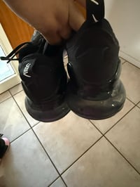 Image 3 of Nike Men’s Air Max 270 Black White Size 9
