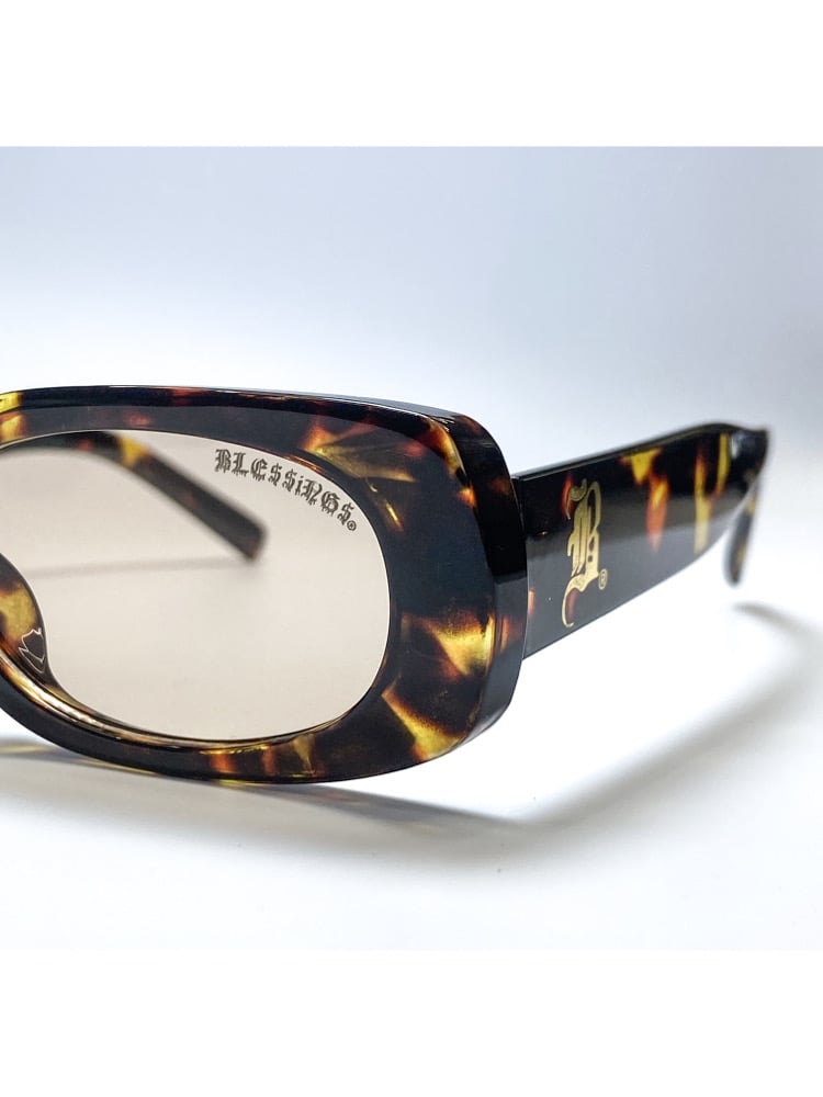 Image of BLE$$ING$®️ CHEETAH FRAMES / BRN TINT