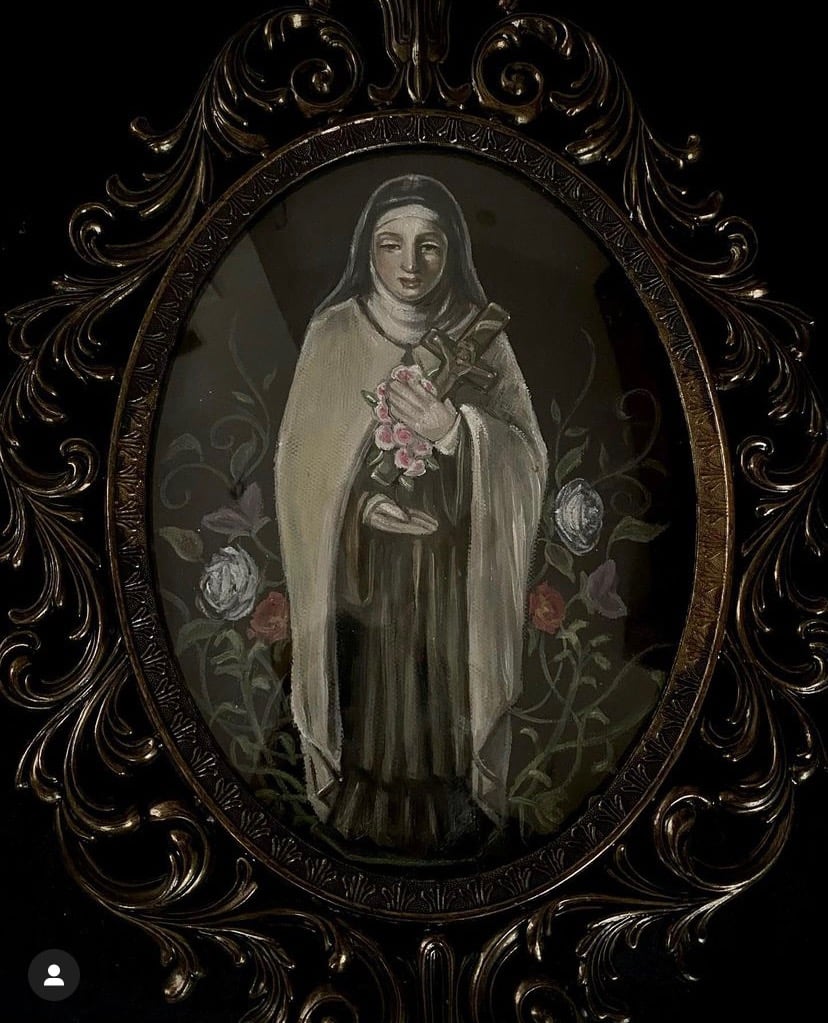 Image of St Theresa Framed Original 
