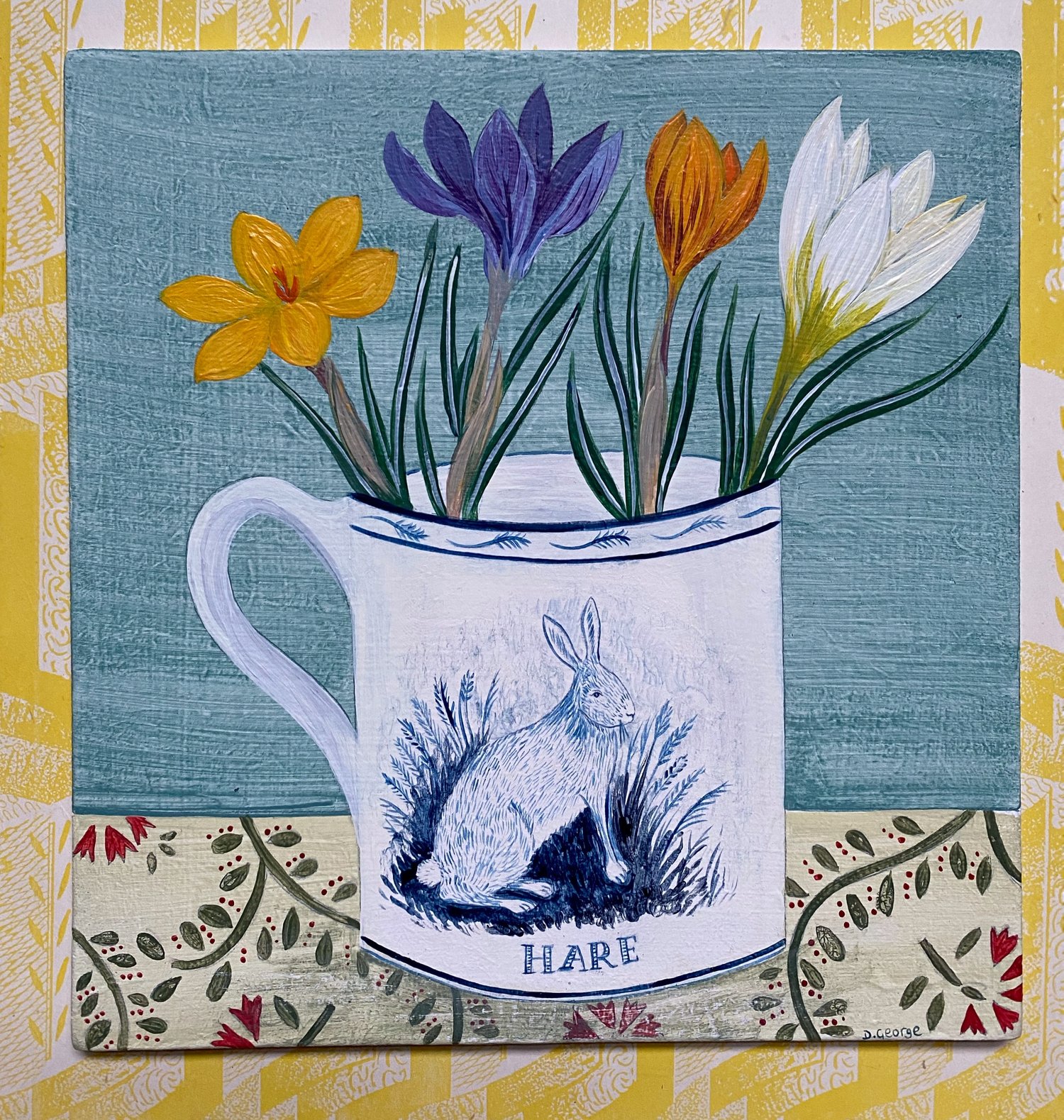 Image of Hare cup and crocus 