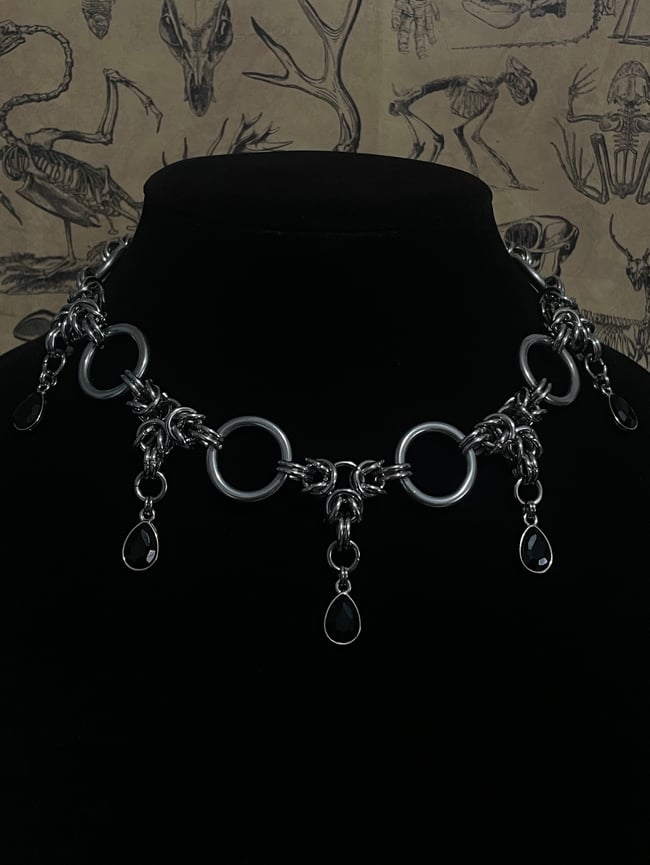 “Nightfall” Chainmail Choker 