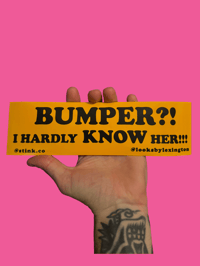 Bump Her Bumper Sticker