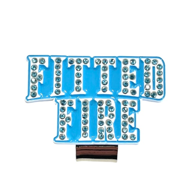 Iced Out Wordmark Clip - Frosty