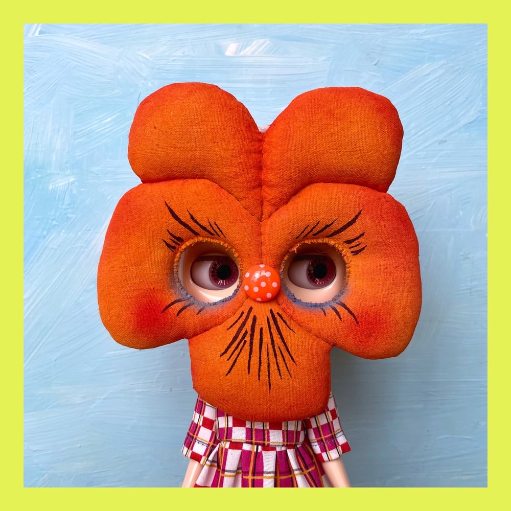 Image of Orange Pansy Blythe Mask